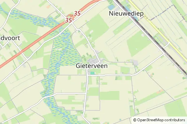 Mapa Gieterveen