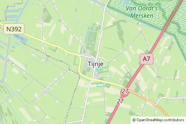 Mapa Tijnje