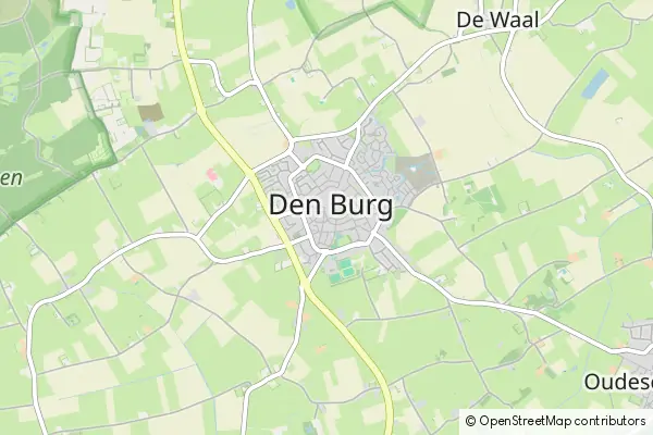 Mapa Den Burg