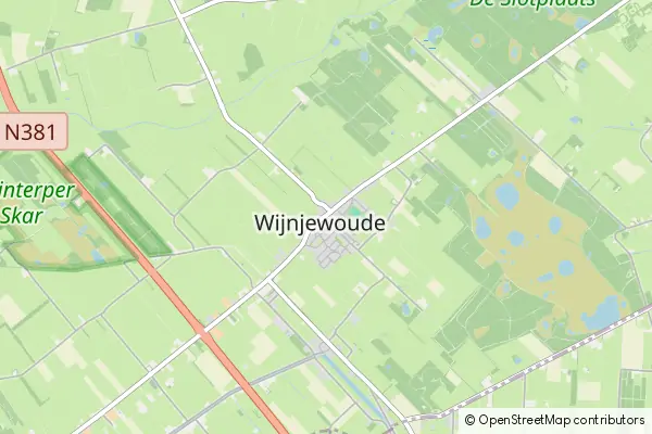 Mapa Wijnjewoude