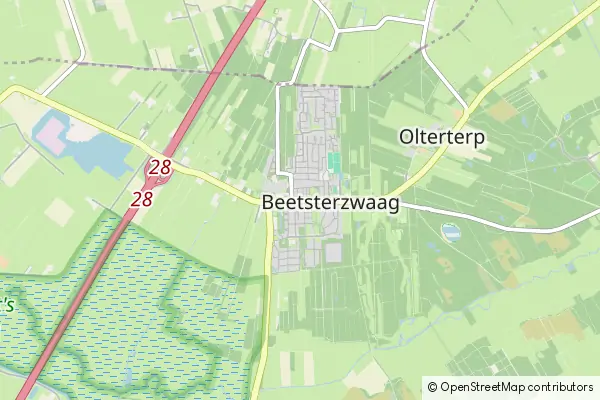 Mapa Beetsterzwaag