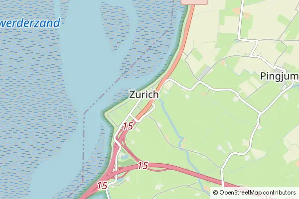 Mapa Zurich