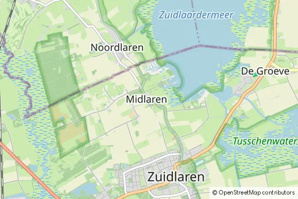 Mapa Midlaren