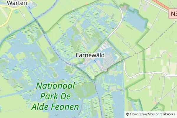 Mapa Earnewâld