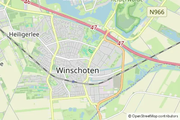 Mapa Winschoten