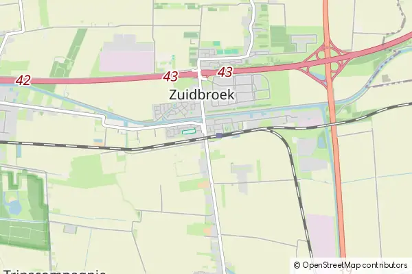 Mapa Zuidbroek