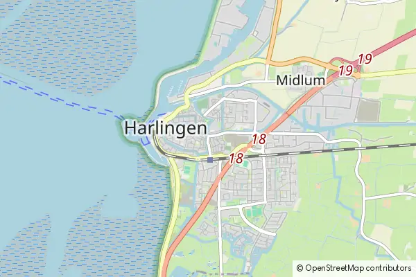 Mapa Harlingen