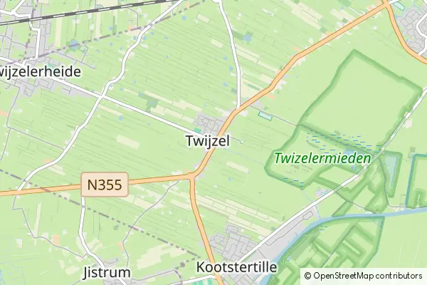 Mapa Twijzel