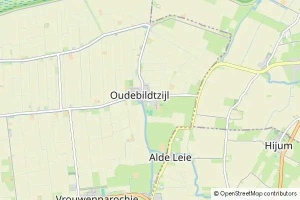 Mapa Oude Bildtzijl