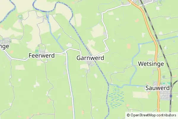 Mapa Garnwerd