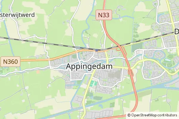 Mapa Appingedam