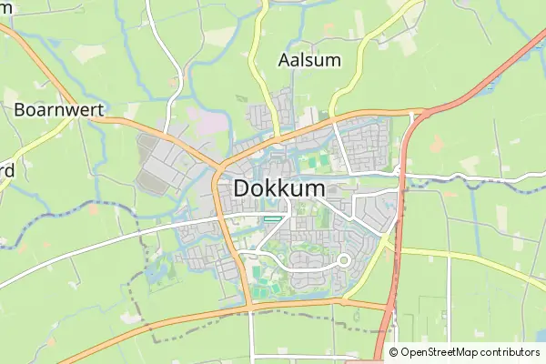 Mapa Dokkum