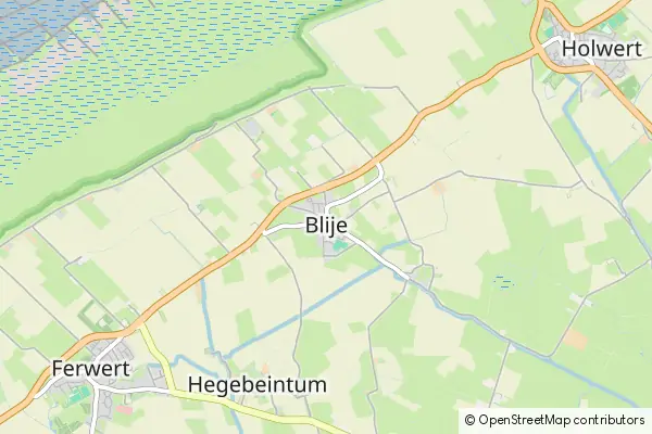 Mapa Blije