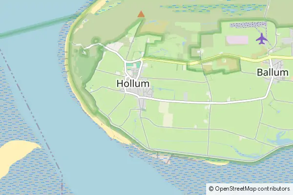 Mapa Hollum