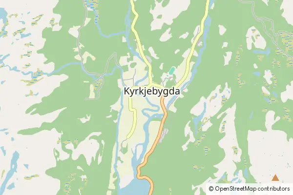 Mapa Kyrkjebygdi