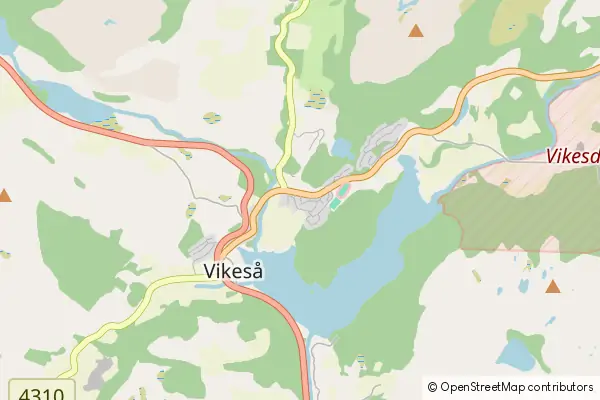 Mapa Vikeså