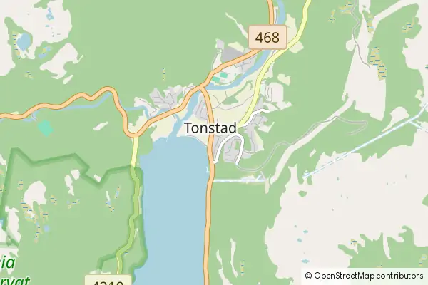 Mapa Tonstad