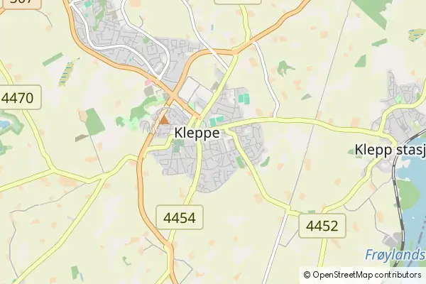 Mapa Kleppe