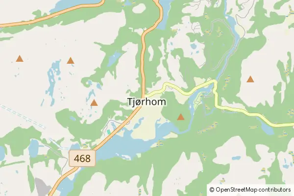 Mapa Tjorhom