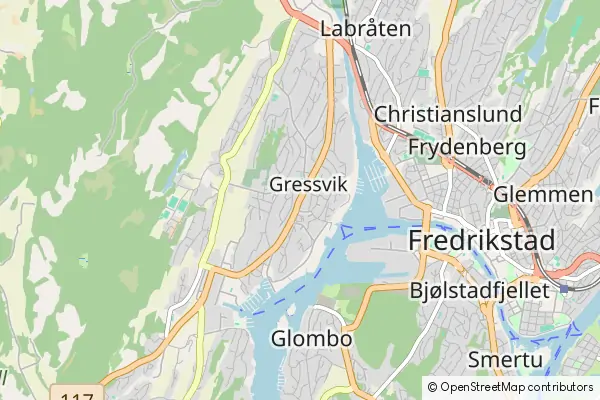 Mapa Gressvik