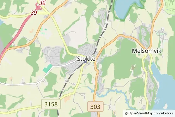 Mapa Stokke