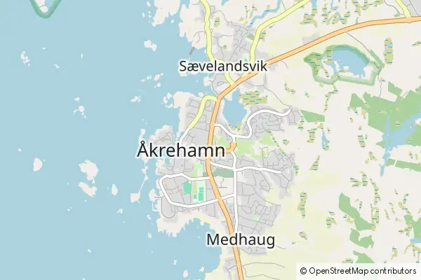 Mapa Åkrehamn