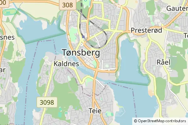 Mapa Tønsberg