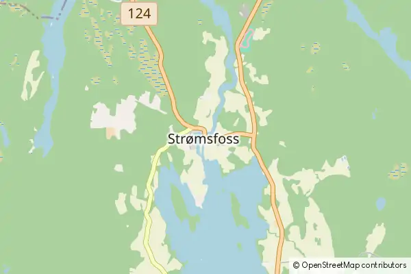 Mapa Stromsfoss