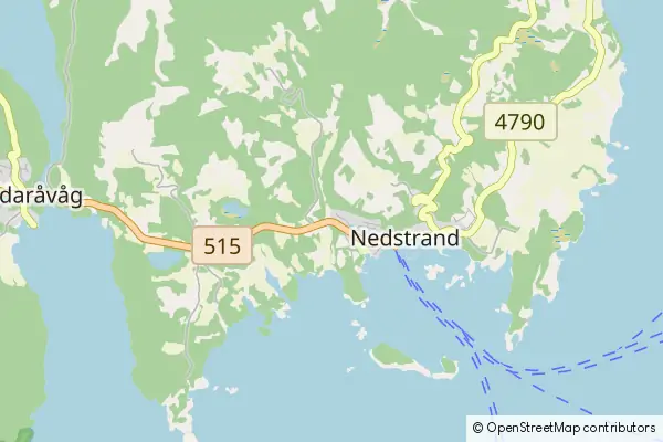 Mapa Nedstrand