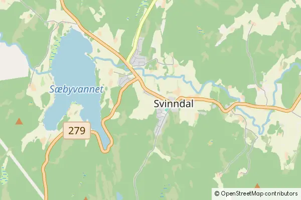 Mapa Svinndal