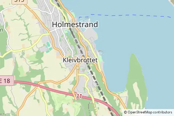 Mapa Holmestrand