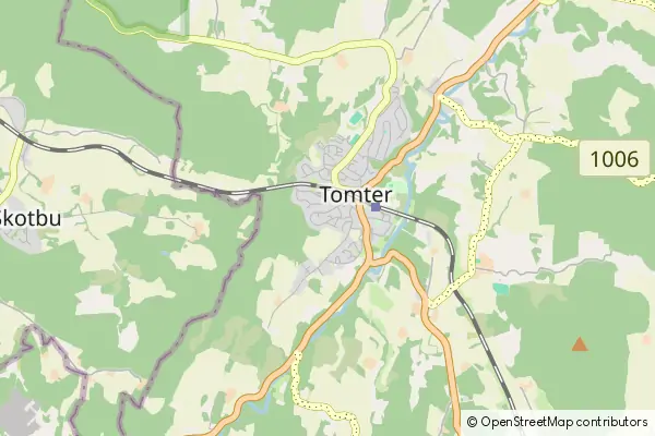 Mapa Tomter