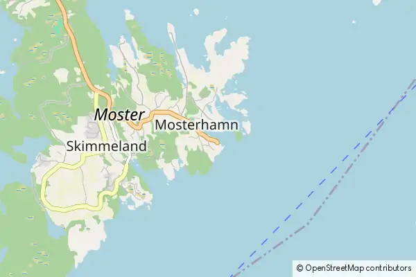 Mapa Mosterhamn