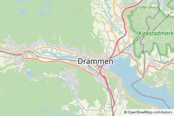 Mapa Drammen