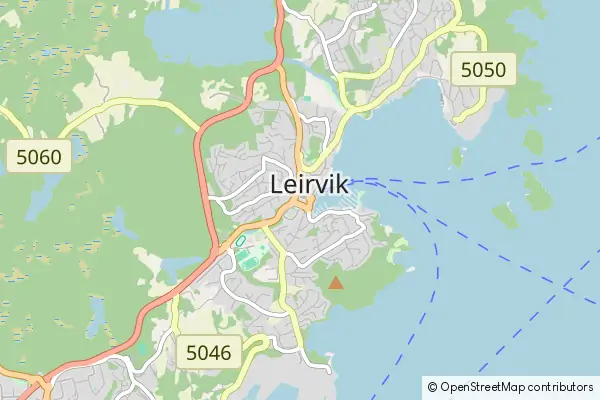 Mapa Leirvik