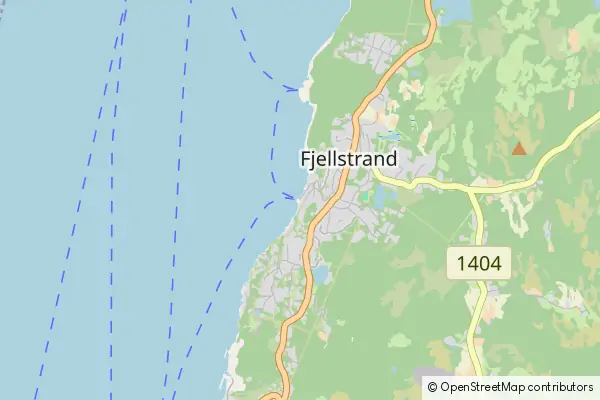 Mapa Fjellstrand