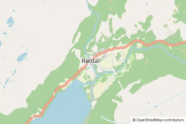 Mapa Roldal