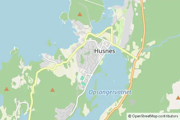 Mapa Husnes