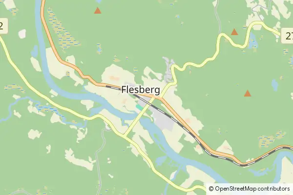 Mapa Flesberg