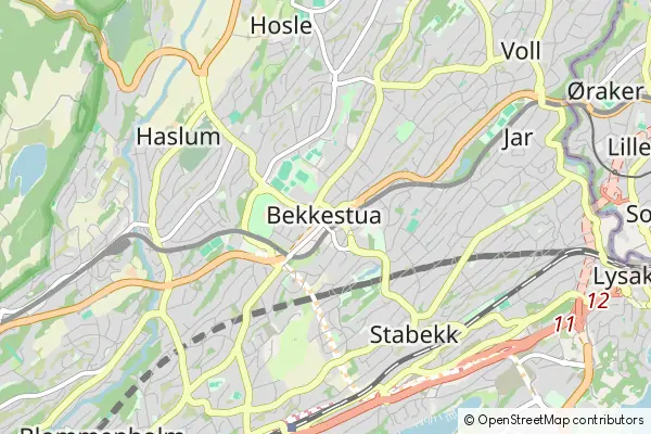 Mapa Bekkestua