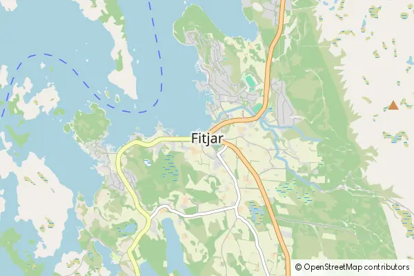 Mapa Fitjar