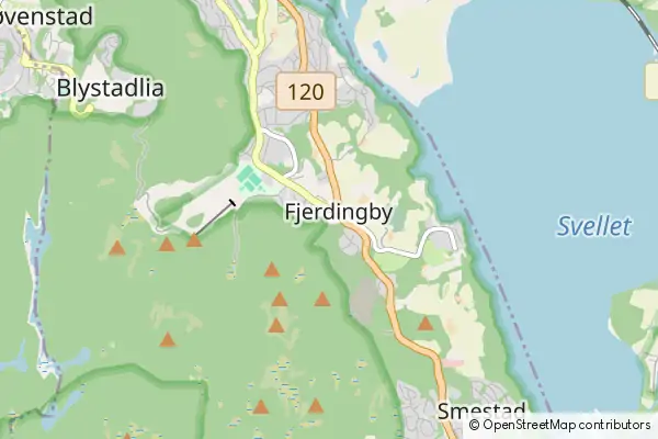 Mapa Fjerdingby