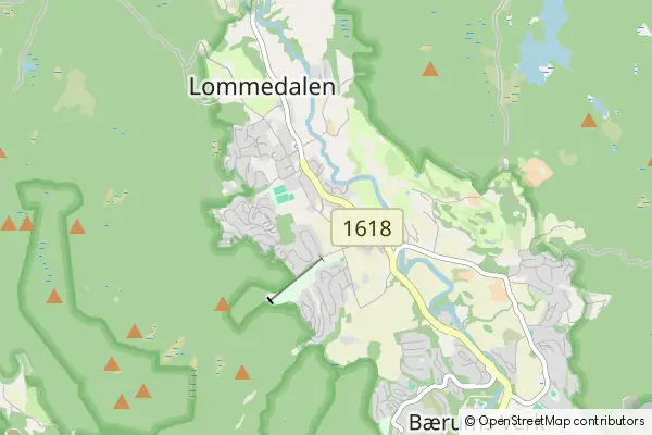 Mapa Lommedalen