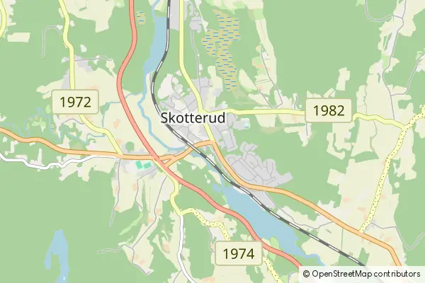 Mapa Skotterud