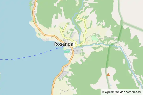 Mapa Rosendal