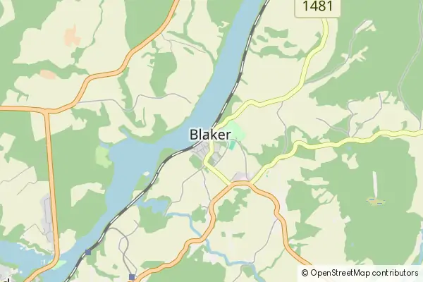 Mapa Blaker