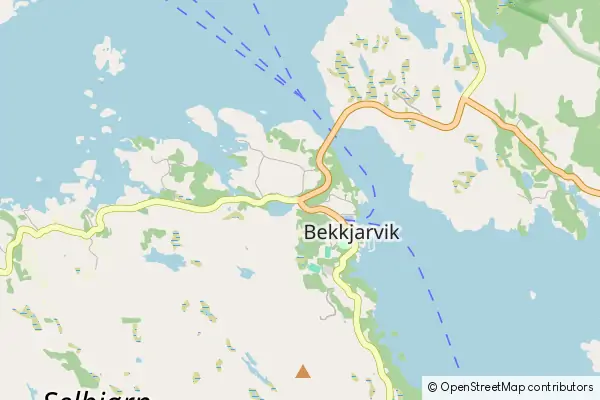 Mapa Bekkjarvik