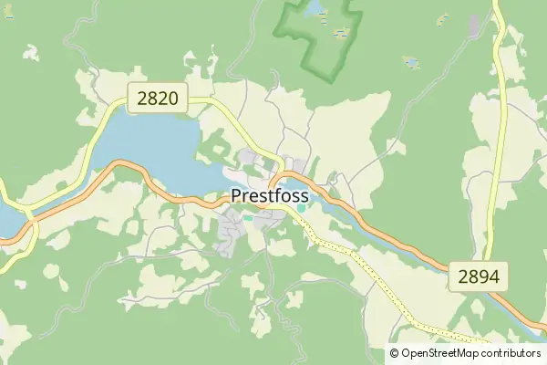 Mapa Prestfoss