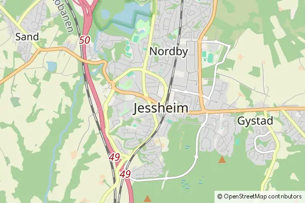 Mapa Jessheim