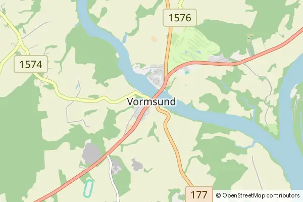 Mapa Vormsund